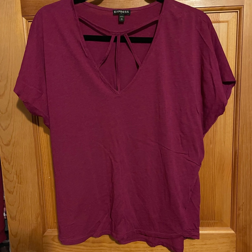 Express short sleeve womens shirt size medium